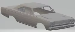 Plymouth Roadrunner Printable Body Car 3D print model