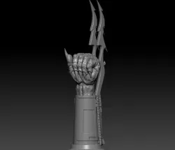 Predator  Hand Bust 3D print model