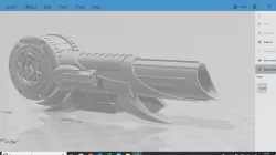Predator Shoulder Cannon 3D print model