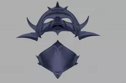 Princess Kitana Kahn mask from Mortal Kombat 11 3D print model