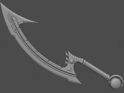 Project Diana Sword from league of legends - Fan Art 3D print model
