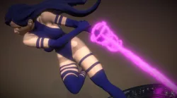 Psylocke from X-Men 3D Model Fanart STL-ZTL for 3d printing 3D print model