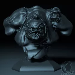 PUDGE BUST DOTA 2 3D print model