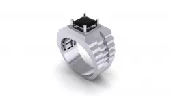 Ring Diamond For Men 3D print model