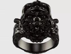 Ring Man 3D Print CNC  Ninja Samurai Warrior 3D print model