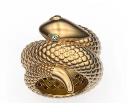 Ring Serpent 3D print model