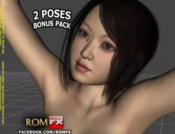 Rio Hamasaki Japanese Pornstar - 2 Poses Pack - Printable 3D print model