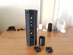RIS hand guard for m4 and other ar15 type 3D print model