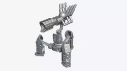 Robot turret 3D print model