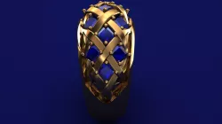 Royal Ring 3D print model