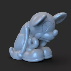 Sad Mickey 3D print model