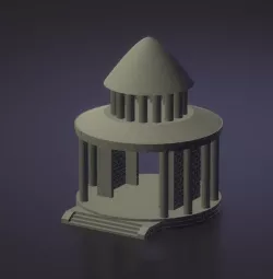 Saint Seiya Aquarius Temple - Templo Acuario 3D print model
