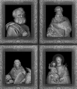 Saints collection-  3d model 3D print model