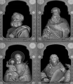 Saints collection - V02 3D print model