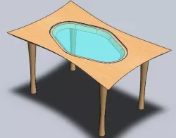 Sample Table 3D print model