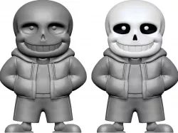Sans from Undertale 3D print model