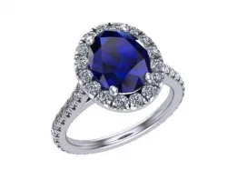 Sapphire Ring vs2 3D print model