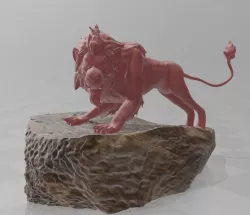 Scar Lion king 3D print model
