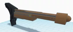 Scifi Rifle Stock 3D print model