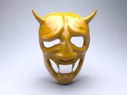 Sekiro corrupted monk mask 3D print model