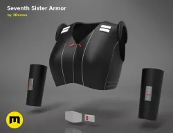 Seventh Sister Armor  3D print model