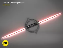 Seventh Sisters lightsaber  3D print model
