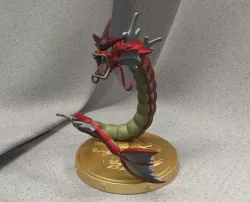 Shiny Gyarados 3D print model