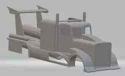 Shockwave Jet Truck Printable 3D print model