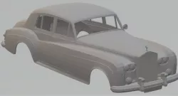 Silver Cloud Printable Body Car 3D print model