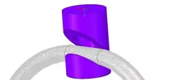  simple wall or ceiling mount wire holder v02 for real 3D print 3D print model