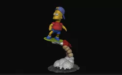 simpsons bart 3D print model