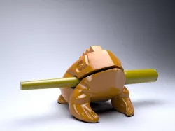 Singing frog 3D print model