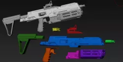 Sith Trooper Blaster 3D Printable Files 3D print model