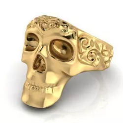 Skull Ring 3D print model