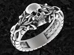 Skull-wheel 3D print model