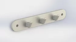 Small kitchen towel hanger 3D print model