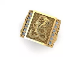 snake ring 3D print model