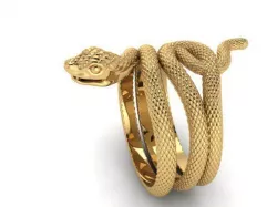 snake ring 3D print model