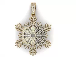 Snow flake 3D print model