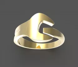 Spanner and screwdriver ring 3D print model