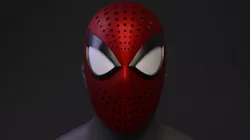 Spider-Man PS4 Classic Faceshell 3D Printable 3D print model