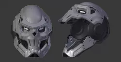 spider man taskmaster helmet 3D print model