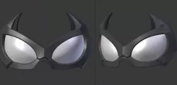 Spiderman Black Cat Mask 3D print model