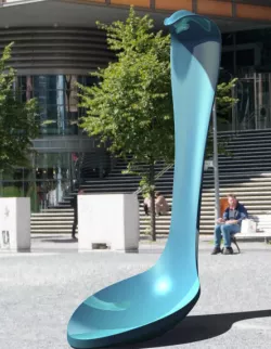 Spoon Sculpture 3D print model