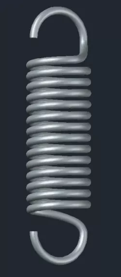Spring 3D print model