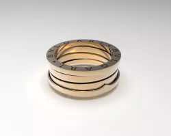 Spring shaped ring without stones size 9US 3D print model