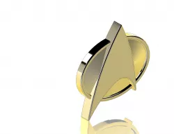 Star Trek TNG Badge 3D print model