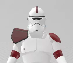 Star Wars A-77 Captain Fordo ARC Trooper Phase II Full Armor 3D print model
