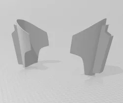 Star Wars bo katan Bo-Katan Kryze thigh armor 3D print model