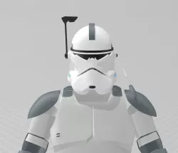 Star Wars Clone Commander Wolffe Full Armor 3D print model